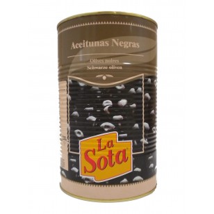 Aceituna Negra Entera 280/320 Lata 5 Kg. 